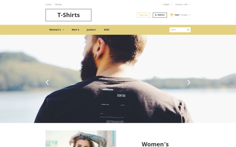 модная тема fashion prestashop