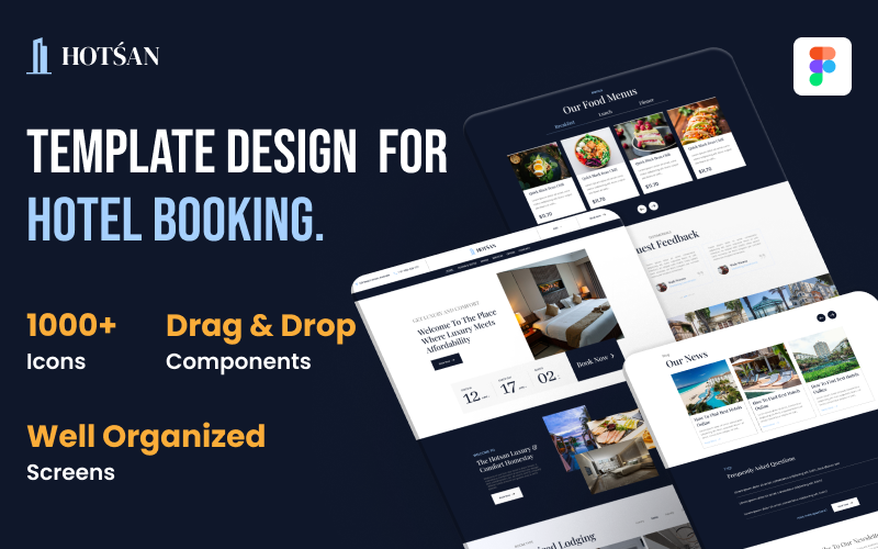 Hotsan – Hotelboekings-UI-kit