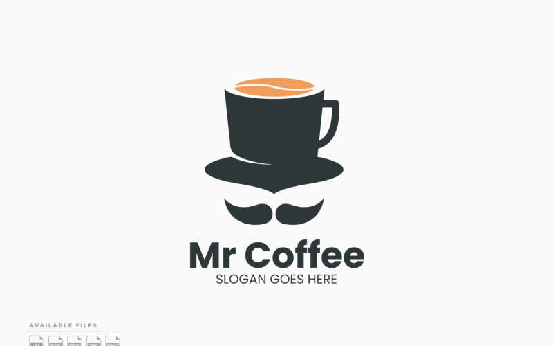 Mister Coffee 标志模板矢量设计