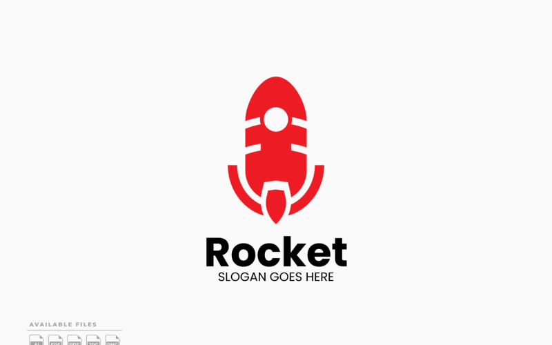 Rocket Podcast-logotypmall vektordesign