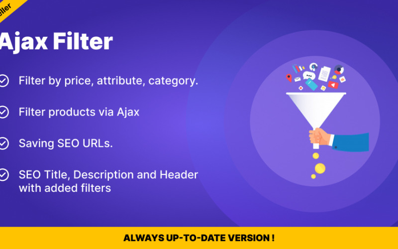 Фільтр товарів Ajax для PrestaShop — швидкий, гнучкий та SEO-оптимізований