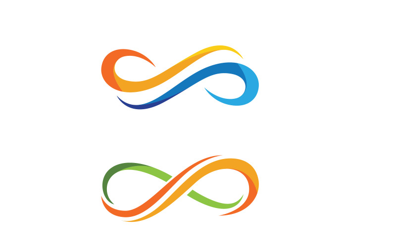 Infinity logo Tasarım Vektör simge illüstrasyon tasarım şablonu v.20