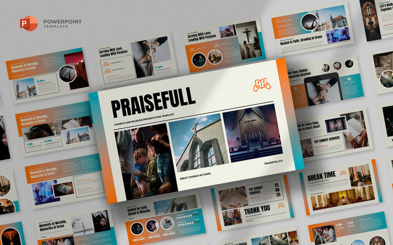 Praisefull - Modello di PowerPoint per la chiesa