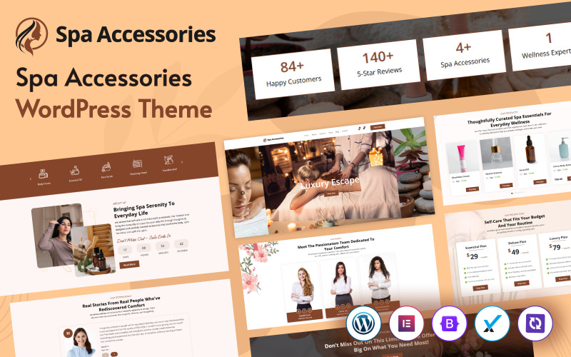 Spa Accessoires WordPress Thema