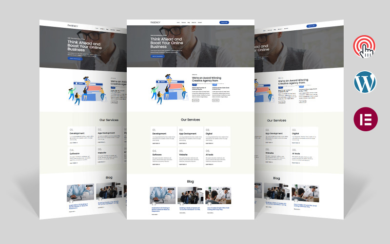 FAgency – Kreativagentur Elementor WordPress Theme