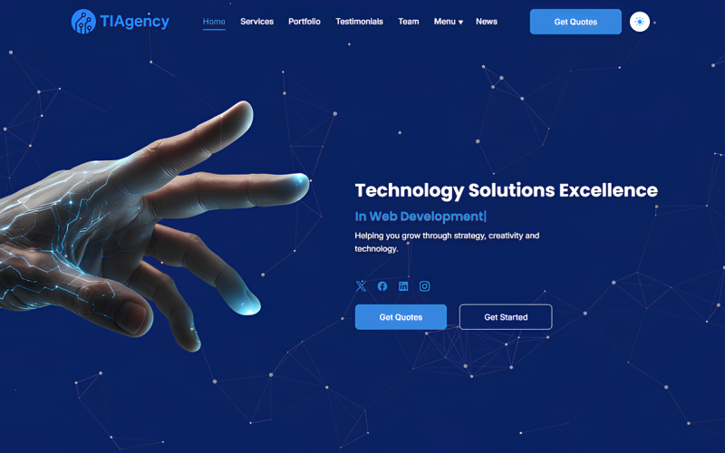 ITAgency | Multipurpose IT Solutions and Business Services Responsive Website Template
