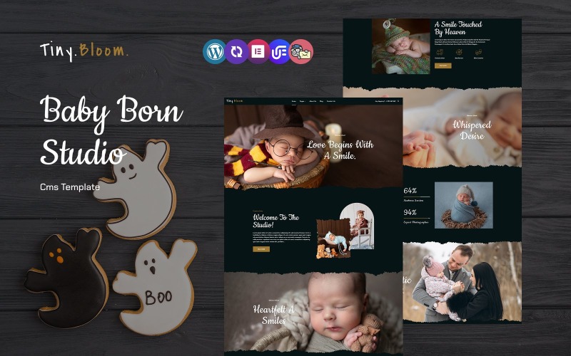 Tinybloom – Yenidoğan ve Bebek Fotoğrafçılığı WordPress Teması
