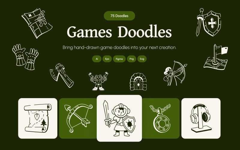 Сучасна гра Doodle Icon Set