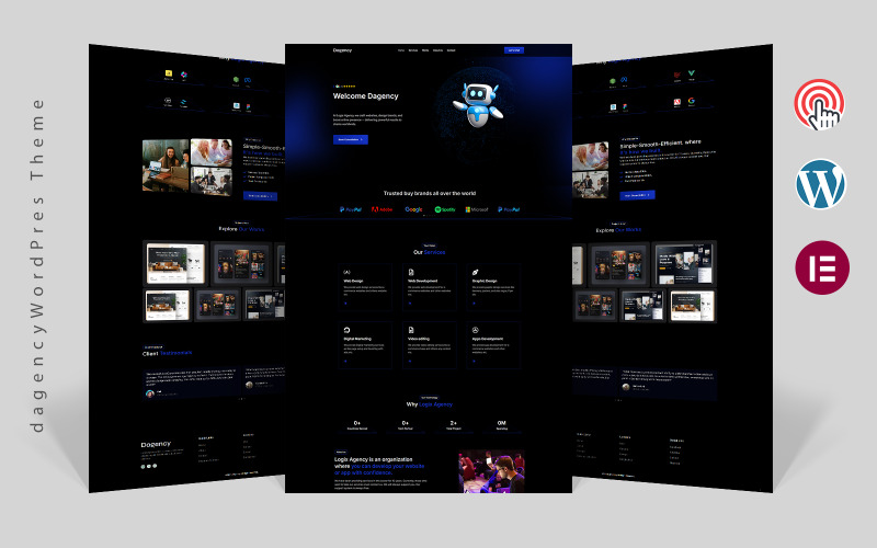 dAgency - Creative Agency Elementor WordPress Theme