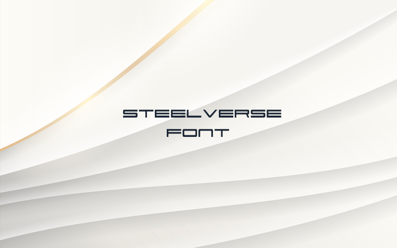 Fonte Steelverse-Regular-0100-25