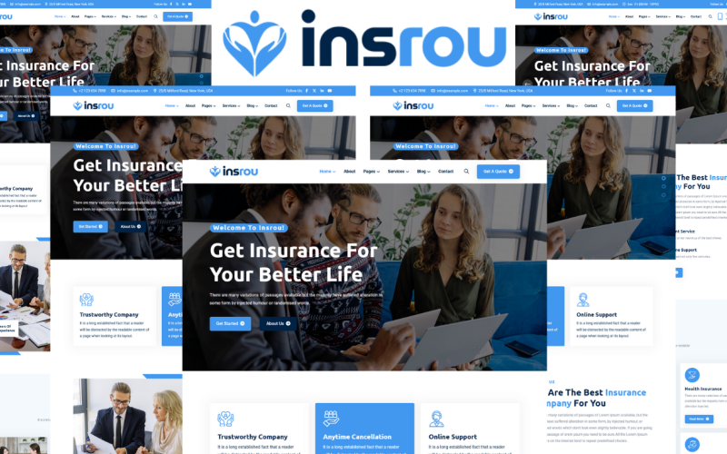 Insrou - Insurance Company HTML5 Template