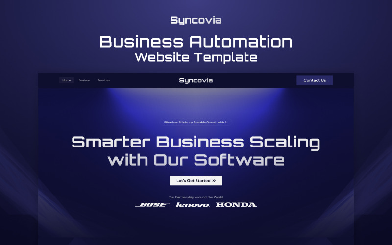 Syncovia – NextJs-Vorlage für die Geschäftsautomatisierung