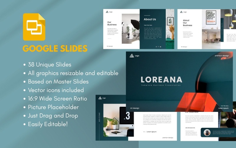 Loreana 商务 Google 幻灯片模板