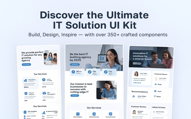 Sada IT UI nové generace pro agentury a startupy
