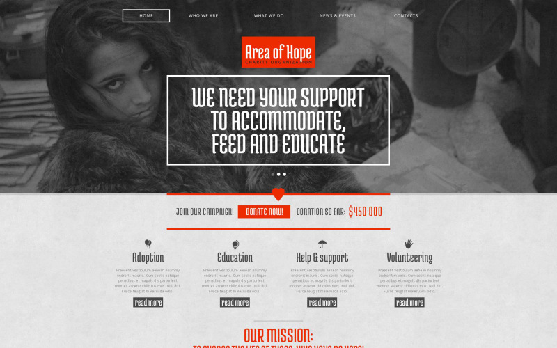 Charity Responsive Drupal-mall