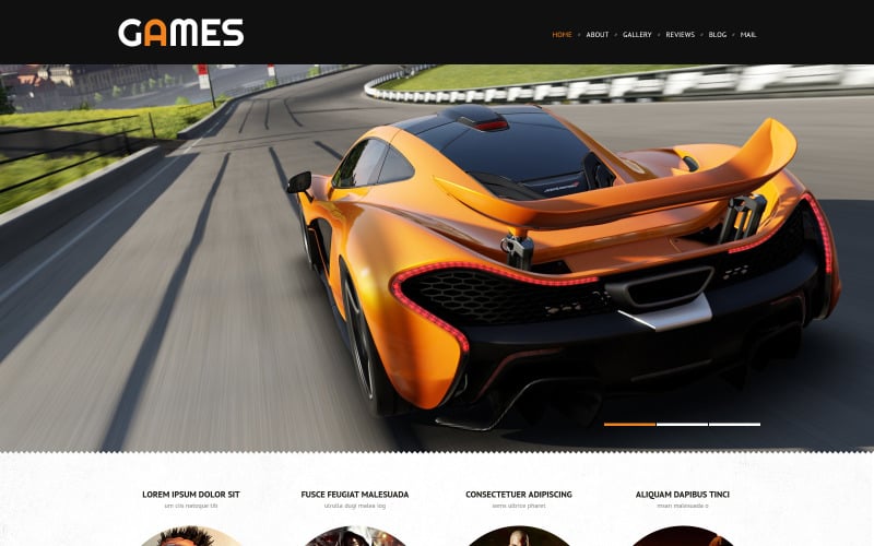 игровой портал отзывчивая тема wordpress