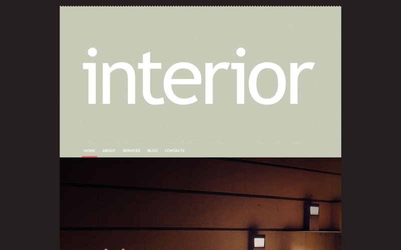 Thème WordPress de design d'intérieur