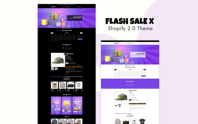 FlashSalex - motyw Shopify dla wyprzedaży błyskawicznych i ofert last-minute
