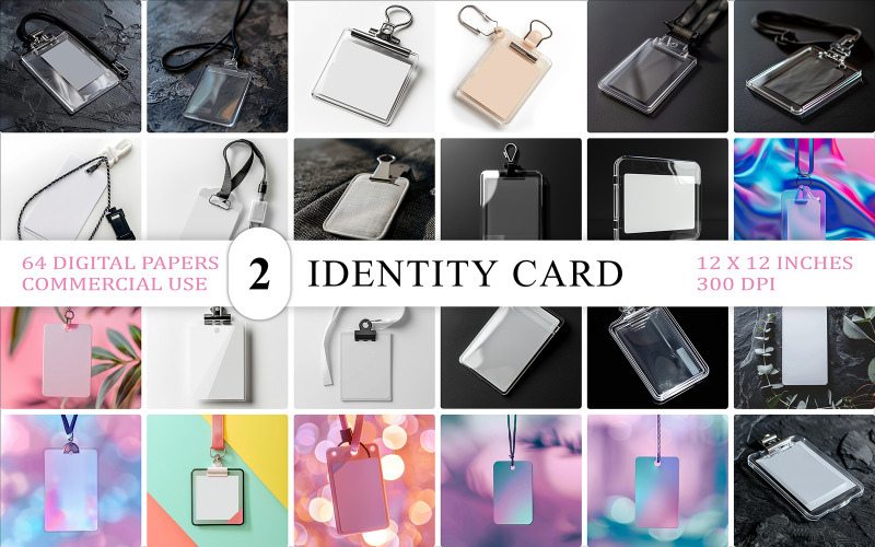 Coleção de mockups realistas de carteiras de identidade para escritório | Mockups profissionais de porta-carteiras de identidade