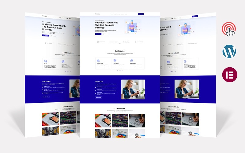Trandj - Creative Agency Elementor WordPress Theme
