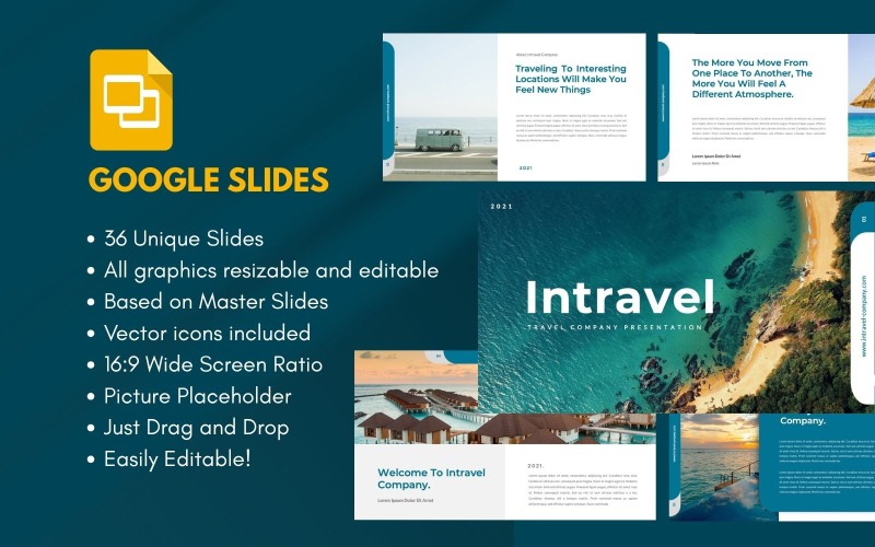 INTRAVEL Üzleti Google Dia sablon