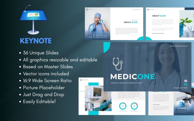 Modello di presentazione medica MEDICONE