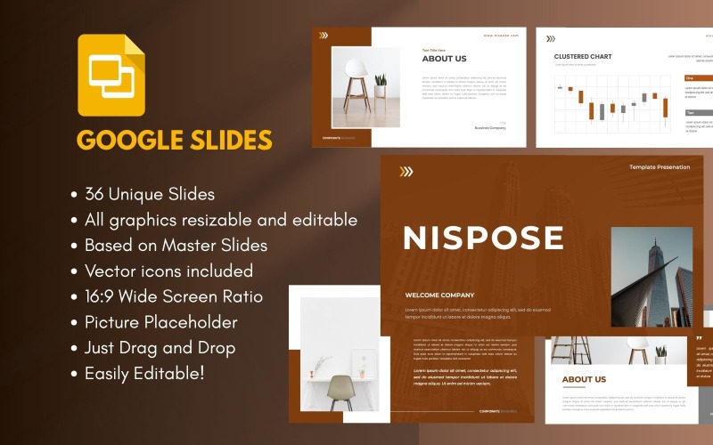 NISPOSE Business Google Slide-mall