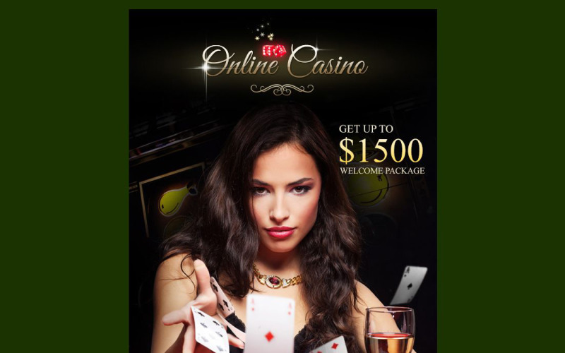 Modèle de Newsletter de casino en ligne réactif