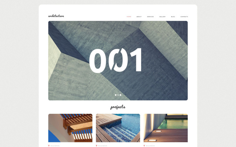 Motyw WordPress dla biura architektonicznego