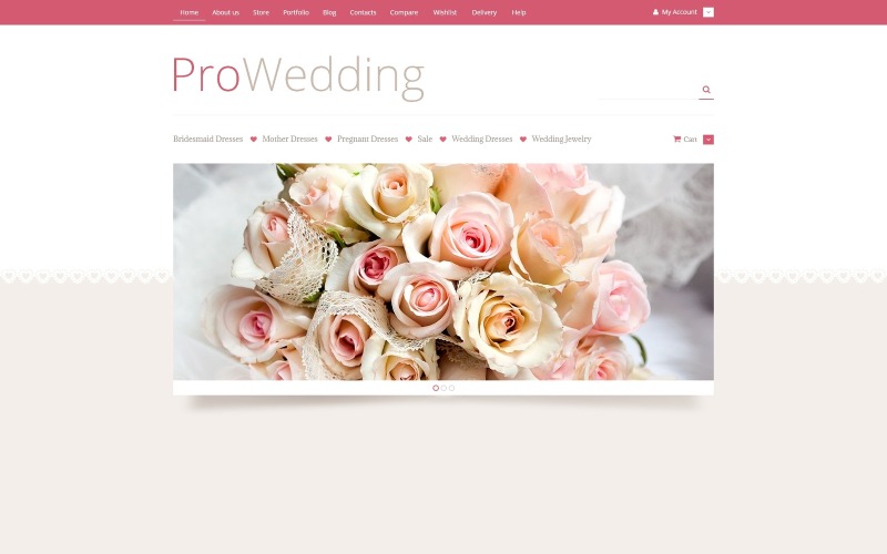 свадебный магазин woocommerce тема