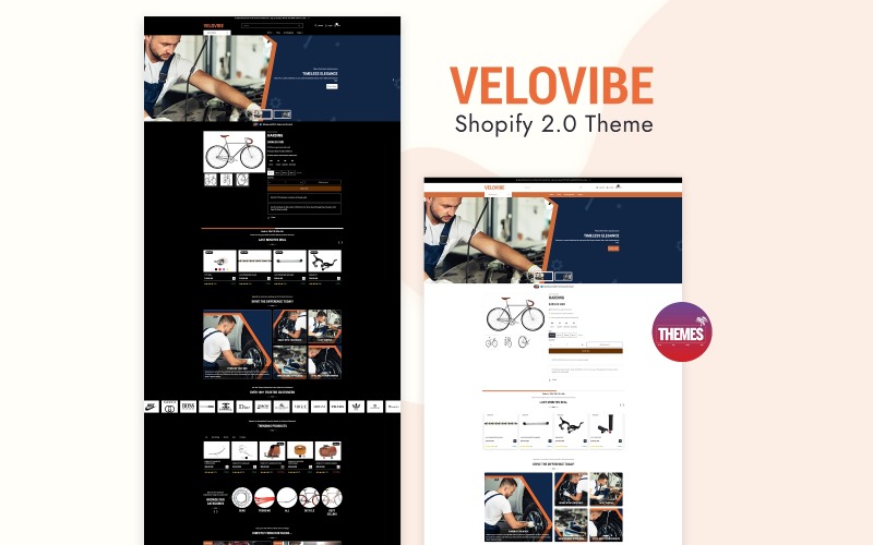 VeloVibe - Bildelar, Bildelar, Cykeldelar och Tillbehör Shopify-tema
