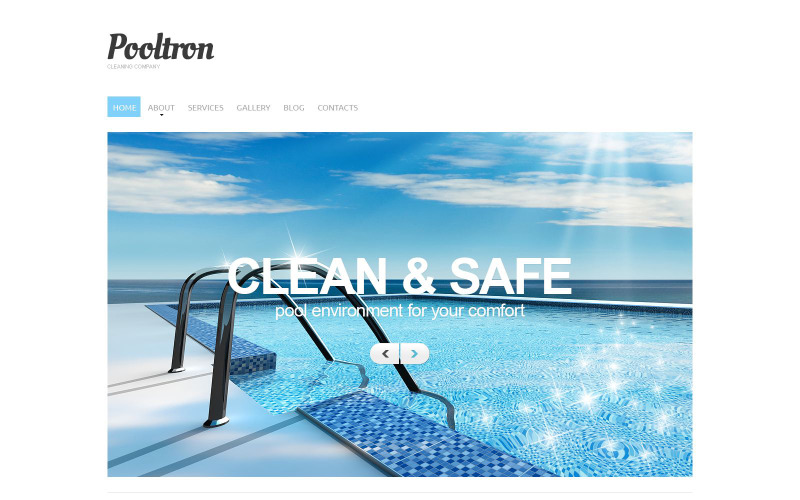 Basen responsywny szablon Drupal