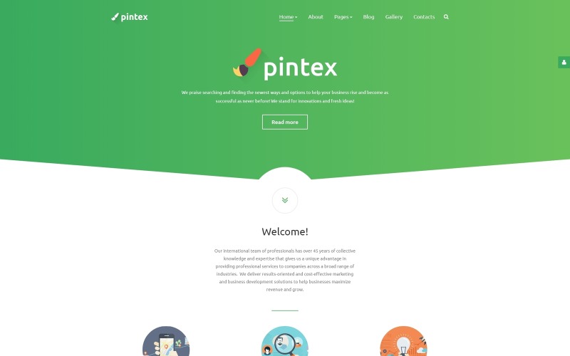 Pintex响应式Joomla模板