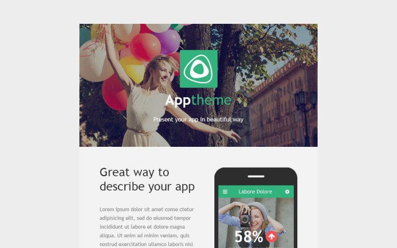 адаптивный шаблон информационного бюллетеня для веб-разработки