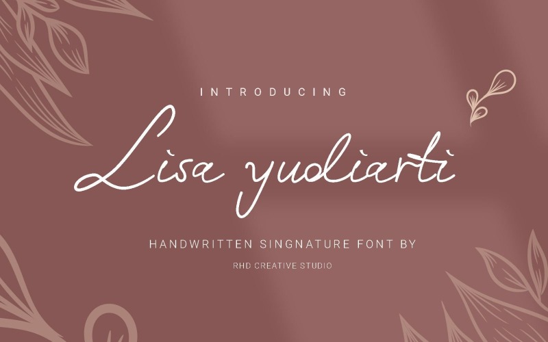 Lisa Yudiarti - 手写签名字体