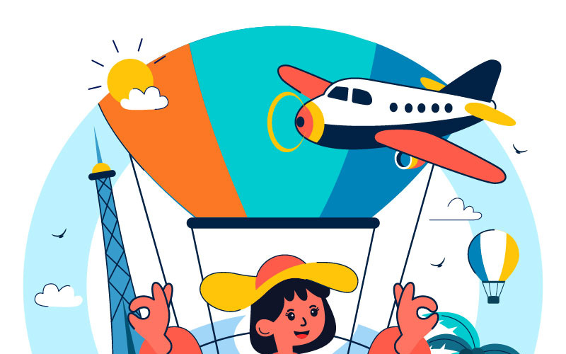 10 Illustrazione della Giornata mondiale del turismo