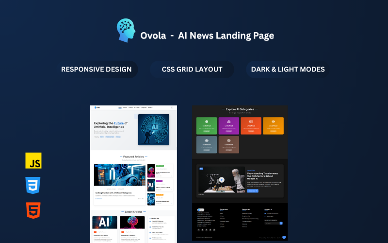 Ovola AI News und Insights Landingpage