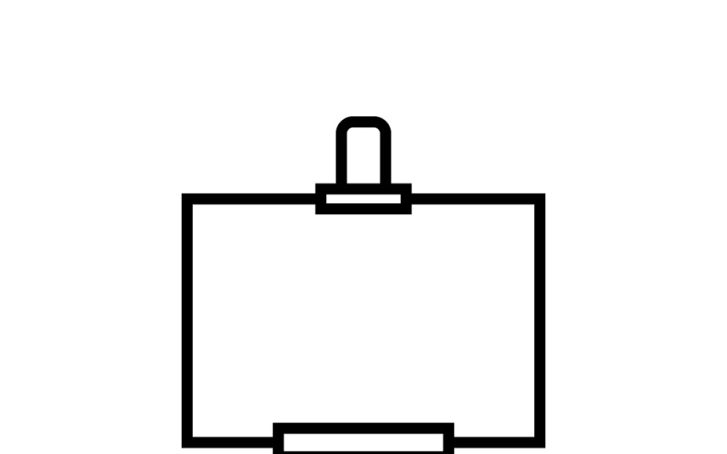 Cavalletto professionale per artisti con icona su tela per l'allestimento di uno studio di pittura