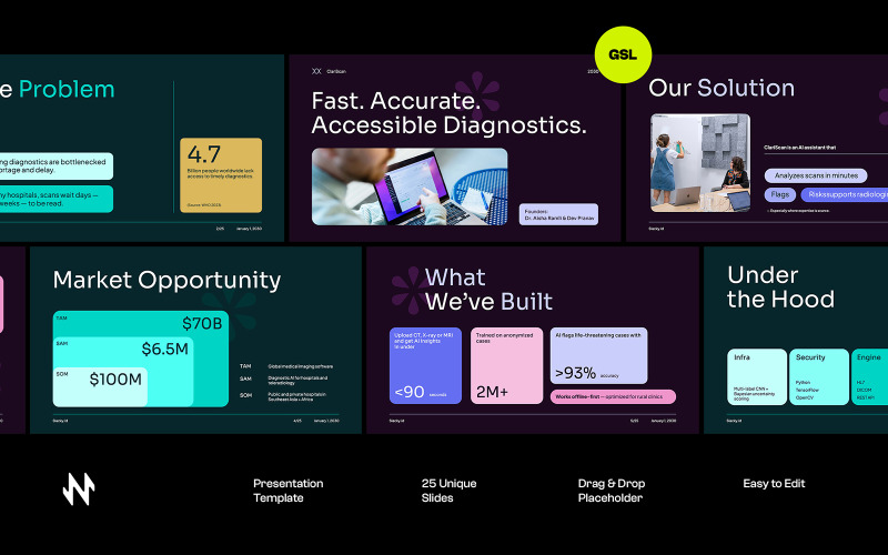 ClariScan Medtech 演示文稿 GoogleSlide