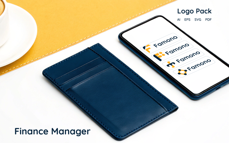 Famono – Modèle de pack de logos pour directeur financier