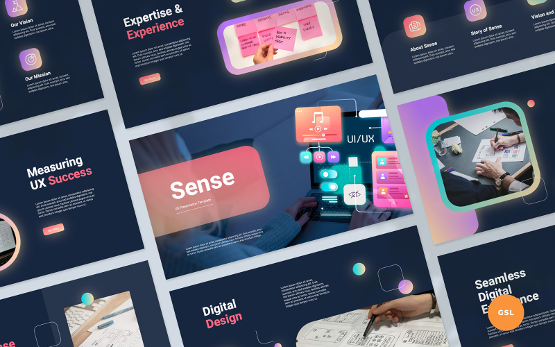 UX-onderzoek Google Slides-presentatiesjabloon