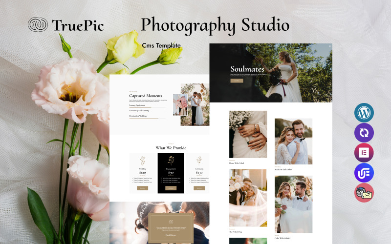 Truepic – тема Wordpress для свадебной фотографии