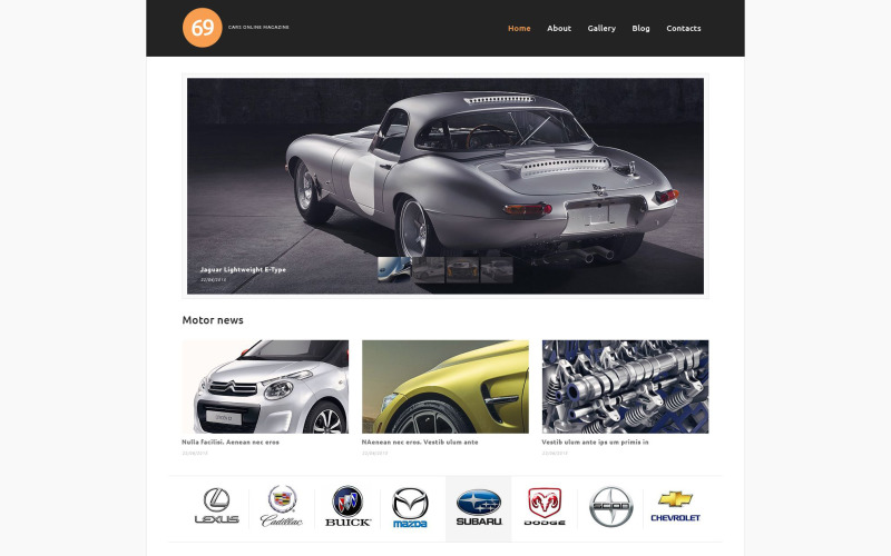 Cars Magazine WordPress-thema
