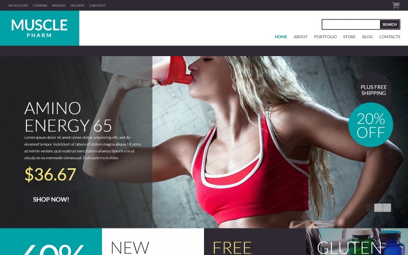 Ingyenes Drogéria WooCommerce téma