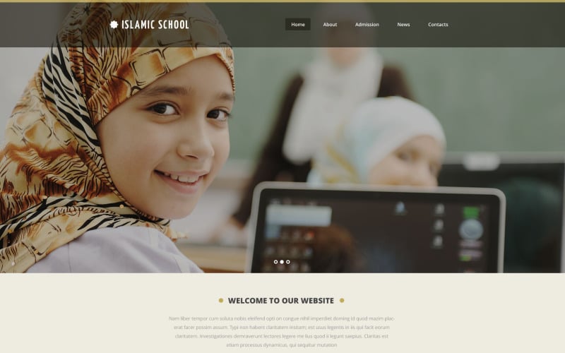 Islamic School Website Template