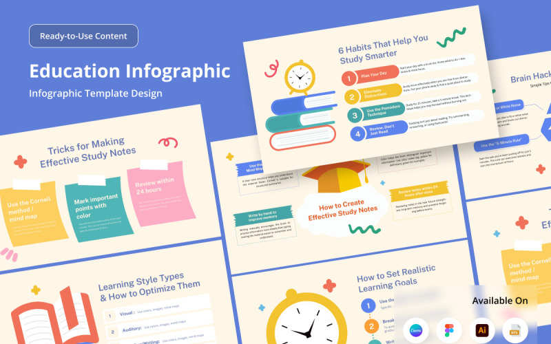 Infographie sur les conseils de productivité des étudiants