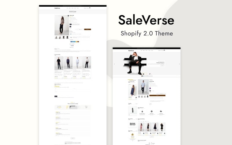 Saleverse - Fashion Minimal shopify theme