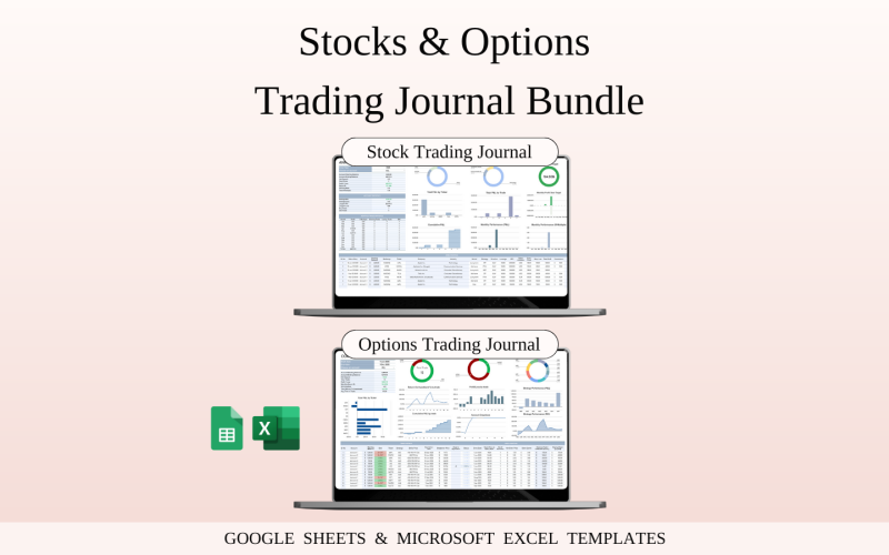 股票和期权交易包 | Google 表格和 Excel 模板电子表格