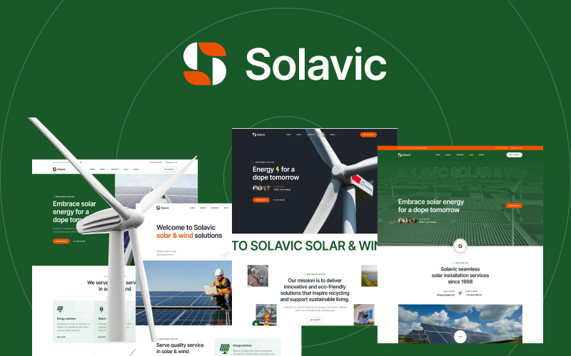 Ap Solavic – Thème Shopify pour l'énergie solaire