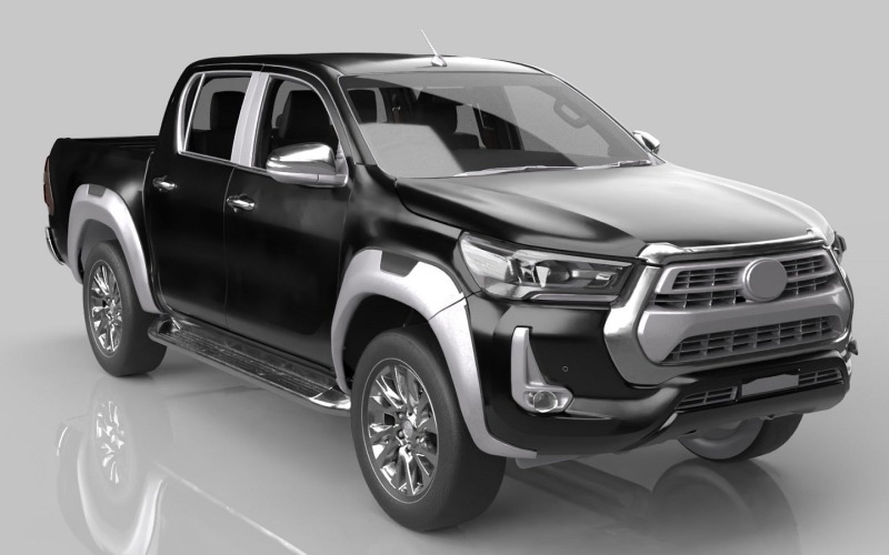 4x4 terrängbil Highpoly 3D-modell